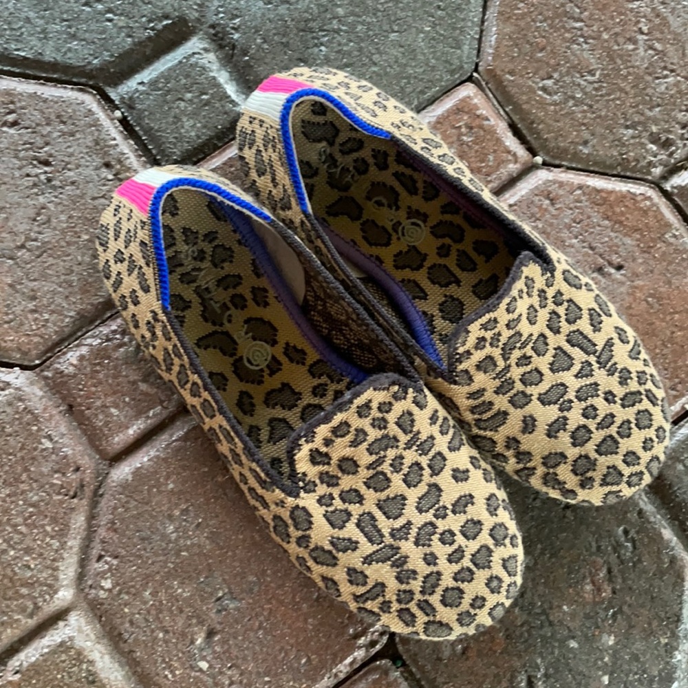 Rothy’s Leopard Loafers